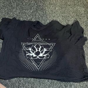 Black crop top